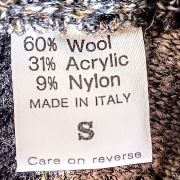 Vintage Maglificio Florence Italian Wool V-Neck Sweater - Picture 4 of 5